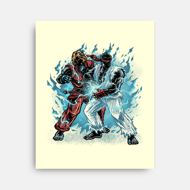 Time For Battle-None-Stretched-Canvas-glitchygorilla