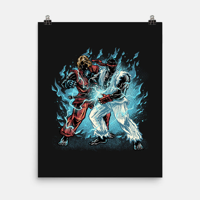 Time For Battle-None-Matte-Poster-glitchygorilla