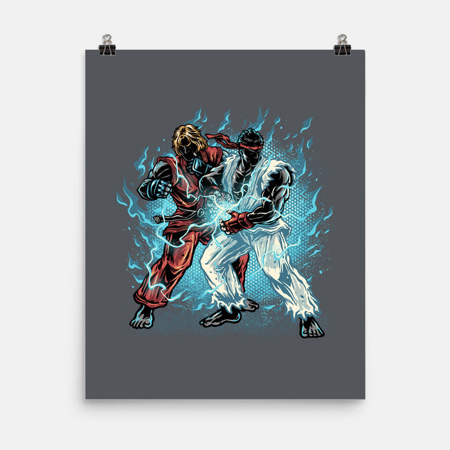 Time For Battle-None-Matte-Poster-glitchygorilla