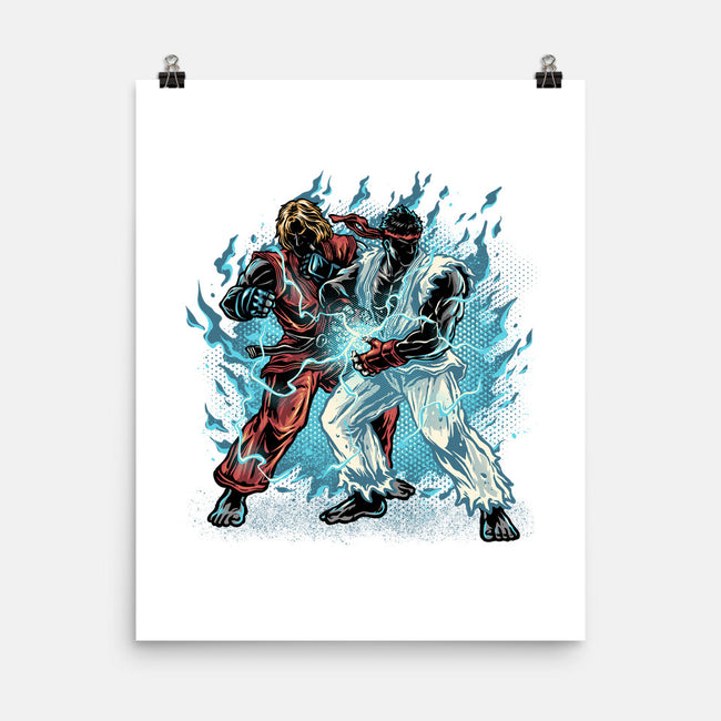 Time For Battle-None-Matte-Poster-glitchygorilla