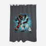 Time For Battle-None-Polyester-Shower Curtain-glitchygorilla