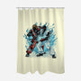 Time For Battle-None-Polyester-Shower Curtain-glitchygorilla