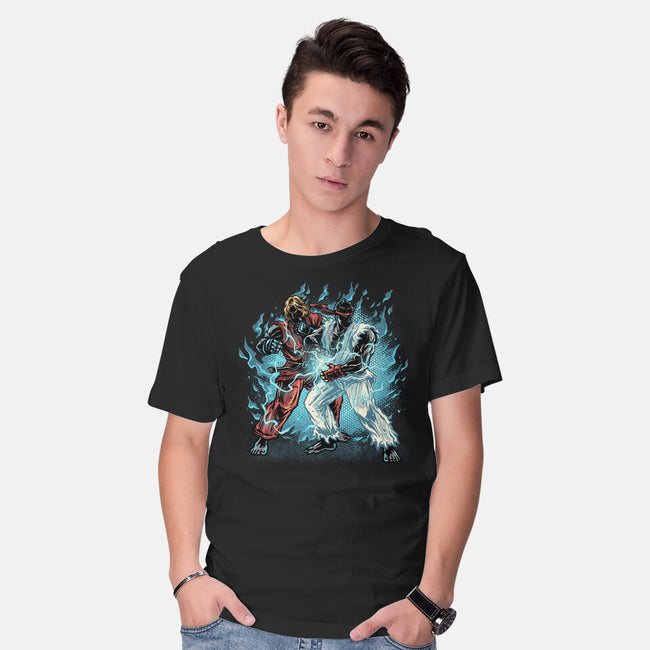 Time For Battle-Mens-Basic-Tee-glitchygorilla