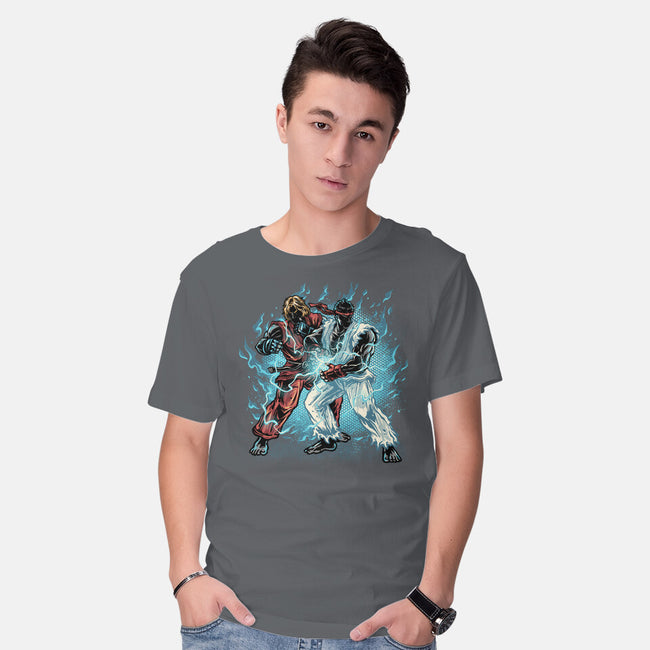 Time For Battle-Mens-Basic-Tee-glitchygorilla
