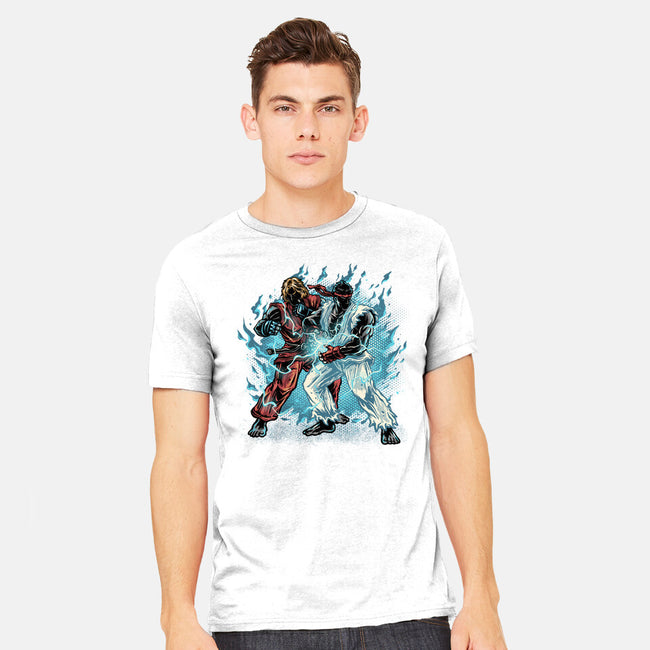 Time For Battle-Mens-Heavyweight-Tee-glitchygorilla