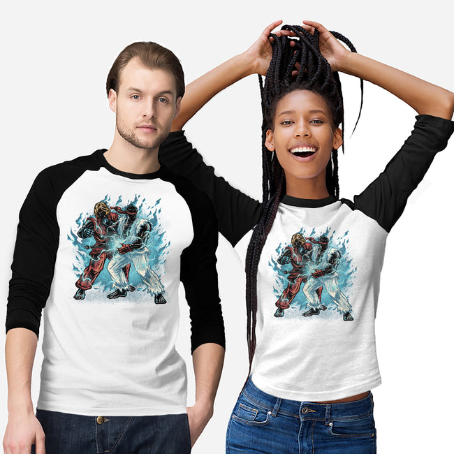 Time For Battle-Unisex-Baseball-Tee-glitchygorilla