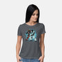 Time For Battle-Womens-Basic-Tee-glitchygorilla