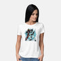 Time For Battle-Womens-Basic-Tee-glitchygorilla