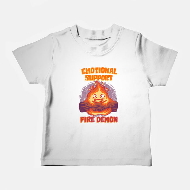 Emotional Support Fire Demon-Baby-Basic-Tee-rmatix