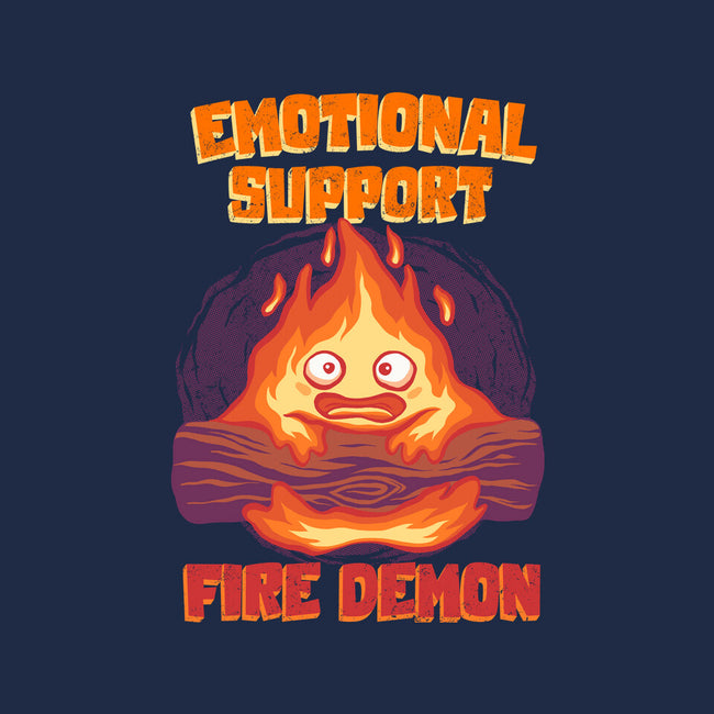 Emotional Support Fire Demon-Womens-Fitted-Tee-rmatix
