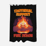 Emotional Support Fire Demon-None-Polyester-Shower Curtain-rmatix