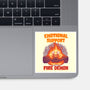 Emotional Support Fire Demon-None-Glossy-Sticker-rmatix