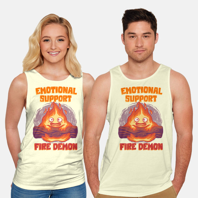 Emotional Support Fire Demon-Unisex-Basic-Tank-rmatix