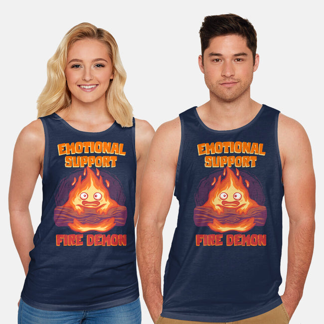 Emotional Support Fire Demon-Unisex-Basic-Tank-rmatix