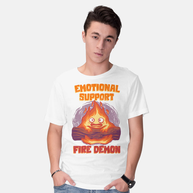 Emotional Support Fire Demon-Mens-Basic-Tee-rmatix