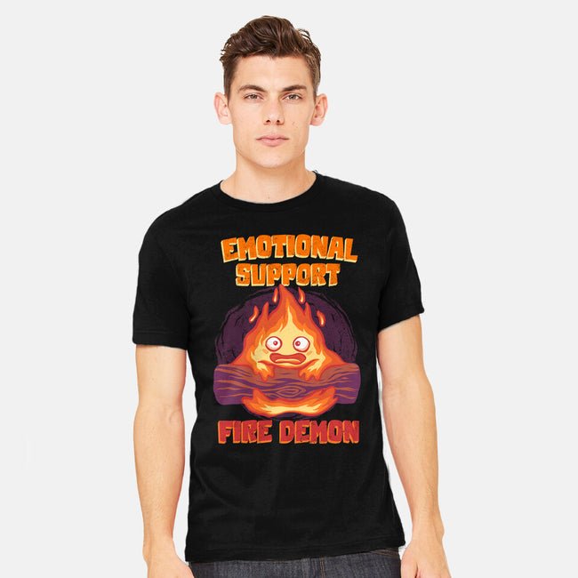 Emotional Support Fire Demon-Mens-Heavyweight-Tee-rmatix