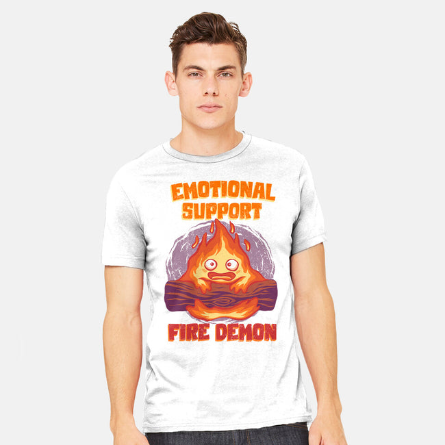 Emotional Support Fire Demon-Mens-Heavyweight-Tee-rmatix