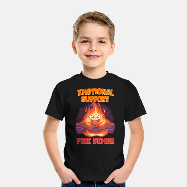 Emotional Support Fire Demon-Youth-Basic-Tee-rmatix