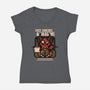 Cozy Couches And Dragons-Womens-V-Neck-Tee-jrberger