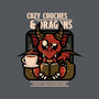 Cozy Couches And Dragons-Womens-V-Neck-Tee-jrberger