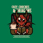Cozy Couches And Dragons-Womens-Fitted-Tee-jrberger