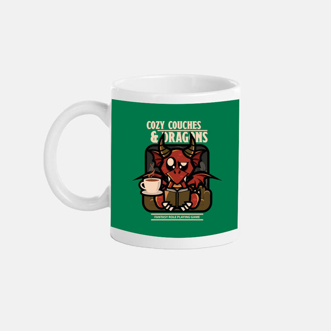 Cozy Couches And Dragons-None-Mug-Drinkware-jrberger