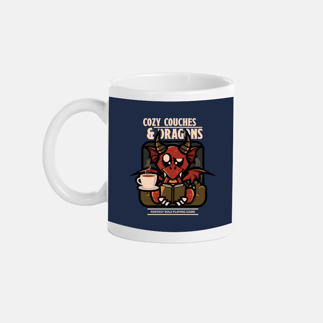 Cozy Couches And Dragons-None-Mug-Drinkware-jrberger