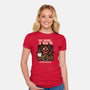 Cozy Couches And Dragons-Womens-Fitted-Tee-jrberger