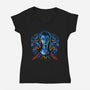 Pure Spirit-Womens-V-Neck-Tee-daobiwan