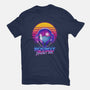 Retro Space Hunter-Womens-Fitted-Tee-ddjvigo