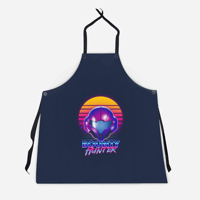 Retro Space Hunter-Unisex-Kitchen-Apron-ddjvigo