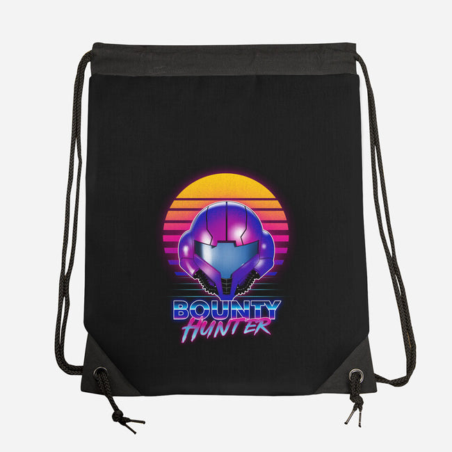Retro Space Hunter-None-Drawstring-Bag-ddjvigo