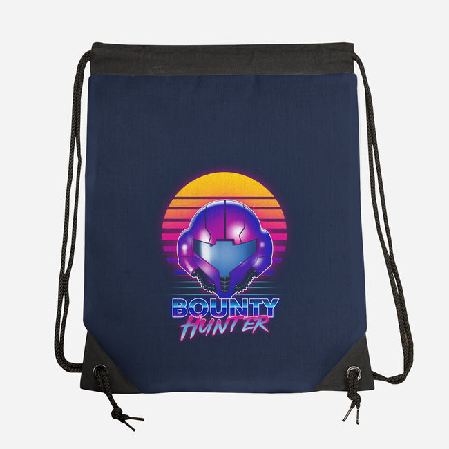 Retro Space Hunter-None-Drawstring-Bag-ddjvigo