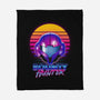 Retro Space Hunter-None-Fleece-Blanket-ddjvigo