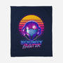 Retro Space Hunter-None-Fleece-Blanket-ddjvigo