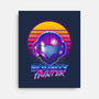 Retro Space Hunter-None-Stretched-Canvas-ddjvigo