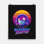 Retro Space Hunter-None-Matte-Poster-ddjvigo