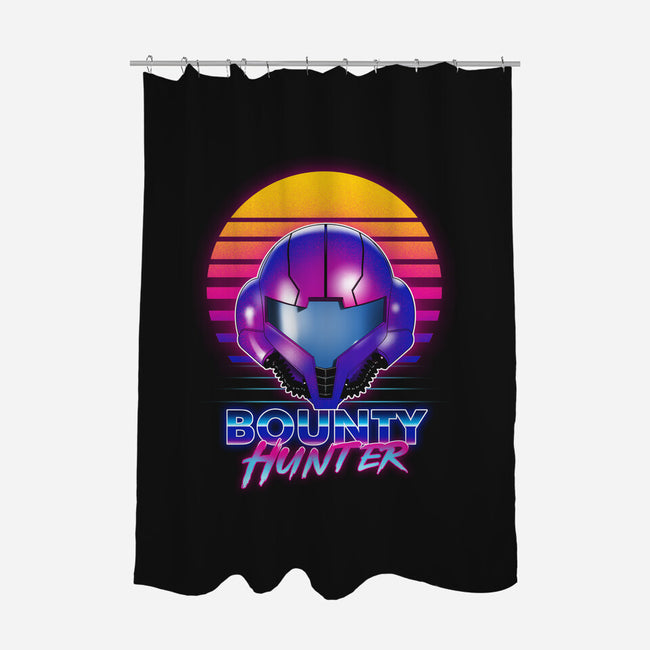 Retro Space Hunter-None-Polyester-Shower Curtain-ddjvigo