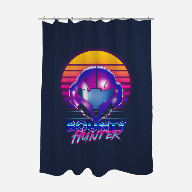 Retro Space Hunter-None-Polyester-Shower Curtain-ddjvigo