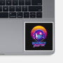 Retro Space Hunter-None-Glossy-Sticker-ddjvigo