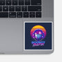 Retro Space Hunter-None-Glossy-Sticker-ddjvigo