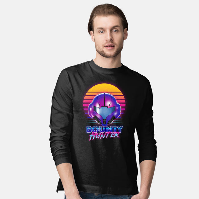 Retro Space Hunter-Mens-Long Sleeved-Tee-ddjvigo