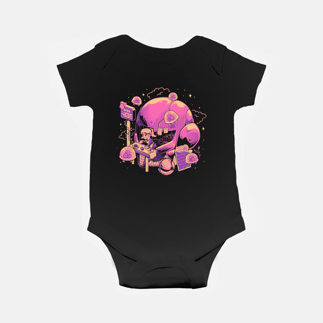 Open For Brains-Baby-Basic-Onesie-eduely