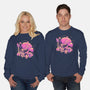 Open For Brains-Unisex-Crew Neck-Sweatshirt-eduely