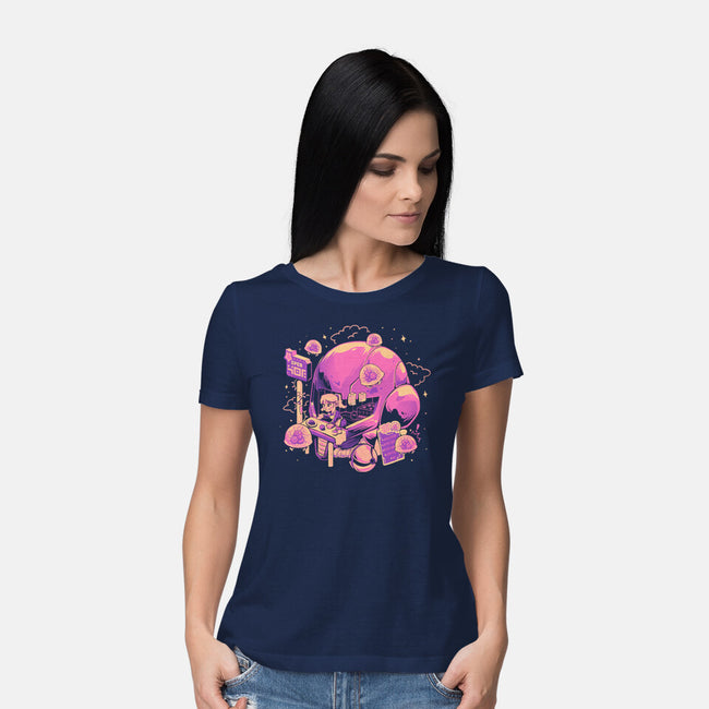 Open For Brains-Womens-Basic-Tee-eduely