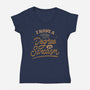 I Have A Degree In Sarcasm-Womens-V-Neck-Tee-koalastudio