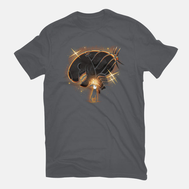 The Bomb Devil-Womens-Fitted-Tee-grevalra