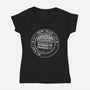 New Mental Battles-Womens-V-Neck-Tee-glitchygorilla