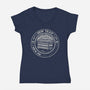 New Mental Battles-Womens-V-Neck-Tee-glitchygorilla
