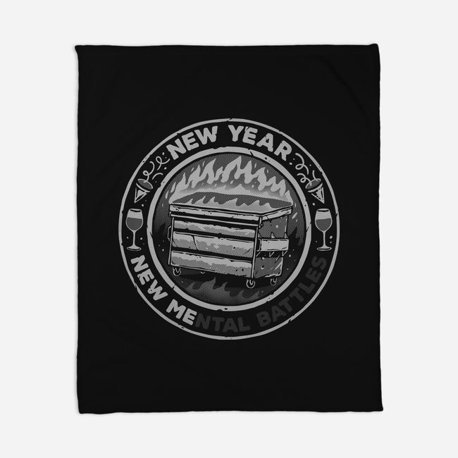New Mental Battles-None-Fleece-Blanket-glitchygorilla